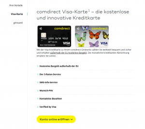 Comdirect Visa Kreditkarten Vergleich Testsieger 11